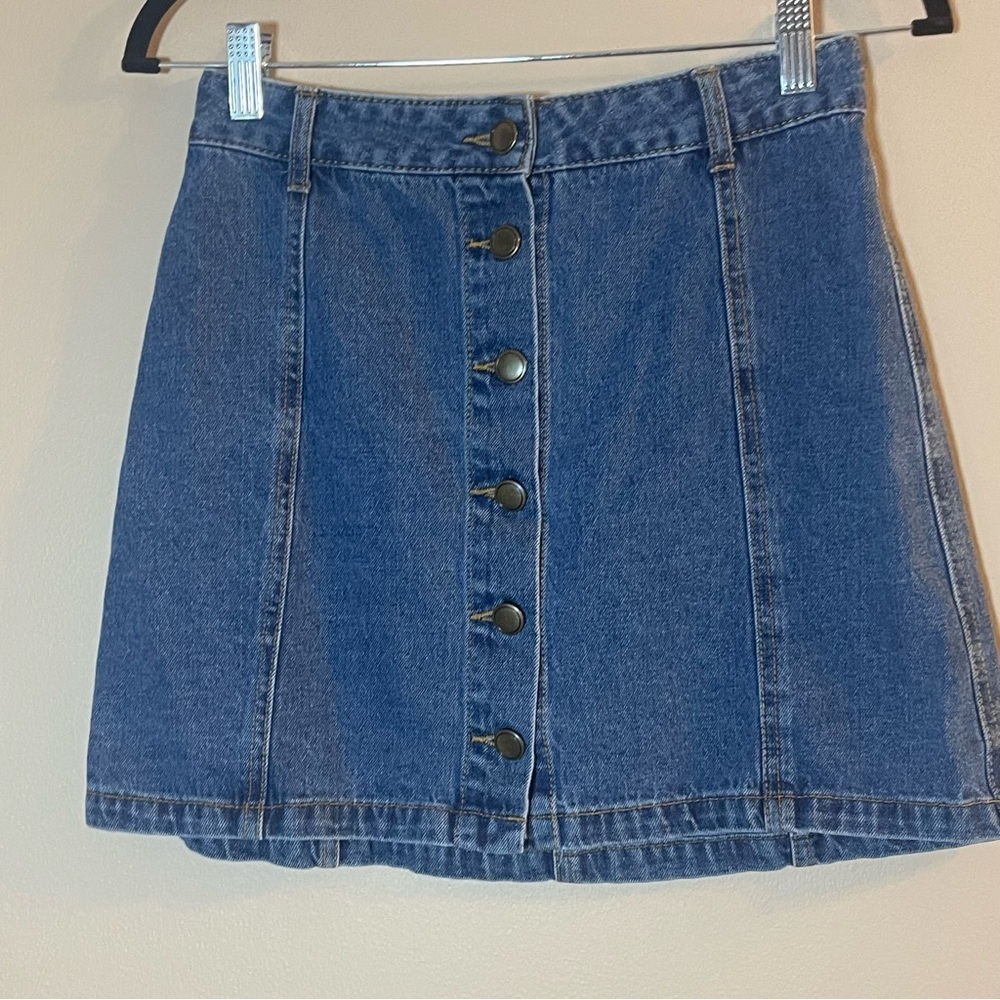 Takara Blue Denim Mini Skirt
